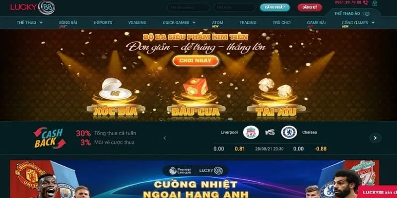 Đăng ký Lucky88 và truy cập ngay để khám phá các trò chơi.